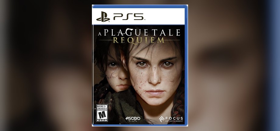 A Plague Tale: Requiem US PS5 box art with Amicia and Hugo