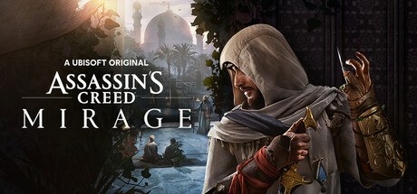 Assassin's Creed Mirage Steam header art with Basim