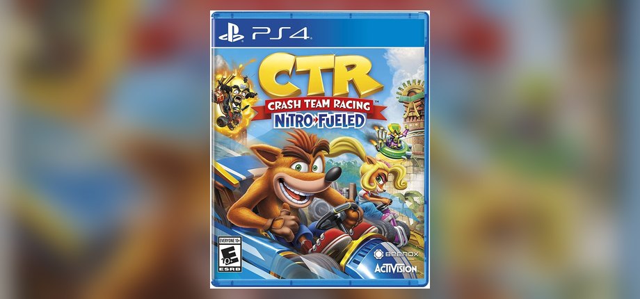 Crash Team Racing Nitro-Fueled US PlayStation 4 box art