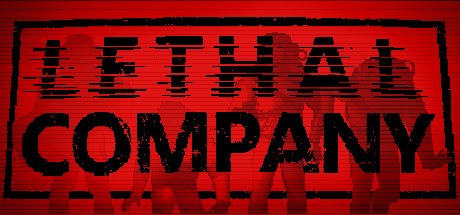 Lethal Company Steam header art with the red and black game logo