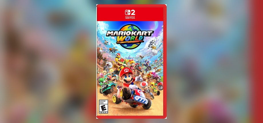 Mario Kart World US Nintendo Switch 2 box art