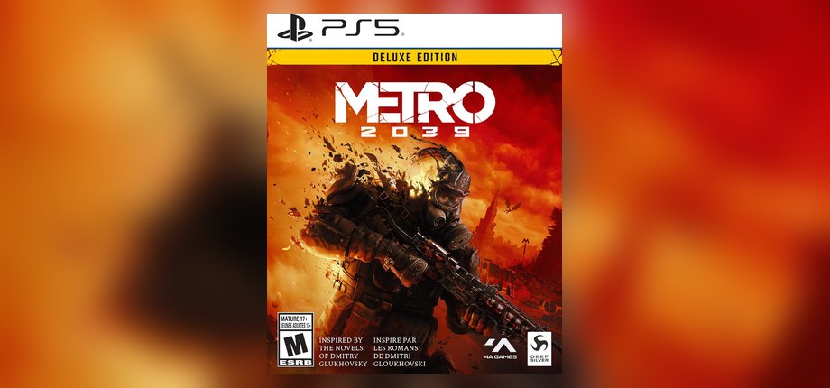 METRO 2039 Deluxe Edition US PS5 box art