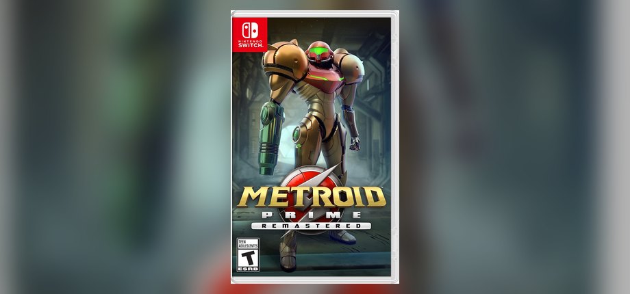 Metroid Prime Remastered US Nintendo Switch box art
