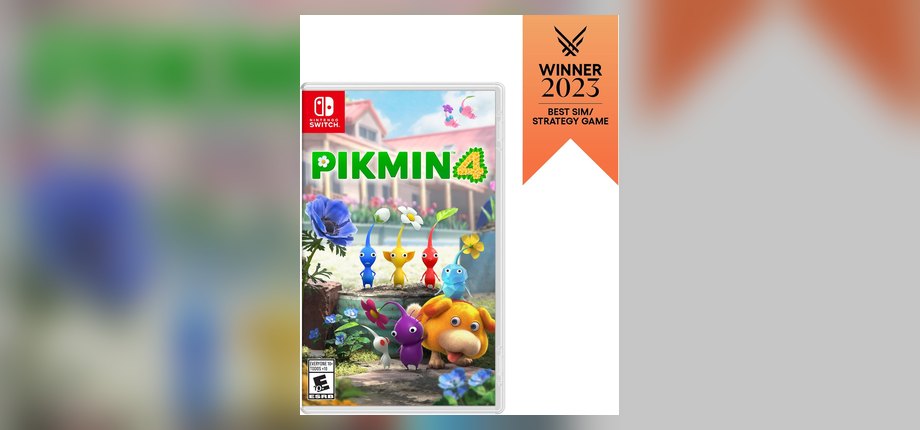 Pikmin 4 US Nintendo Switch box art