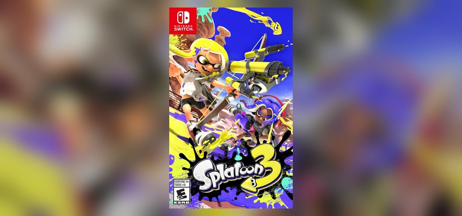 Splatoon 3 US Nintendo Switch box art