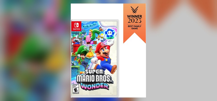 Super Mario Bros. Wonder US Nintendo Switch box art