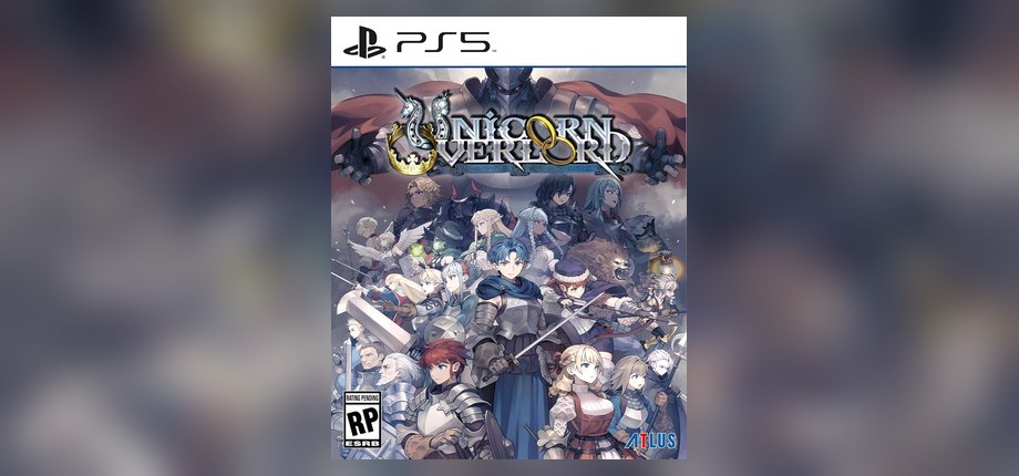 Unicorn Overlord PS5 box art with the cast of the Liberation Army, as shown on the Amazon listing