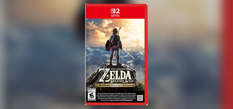 The Legend of Zelda: Breath of the Wild Nintendo Switch 2 Edition US box art