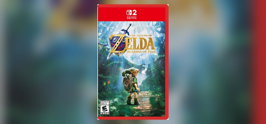 The Legend of Zelda: Ocarina of Time US Nintendo Switch 2 box art